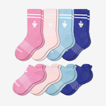 Load image into Gallery viewer, Youth Solids Calf & Ankle Sock 8-Pack