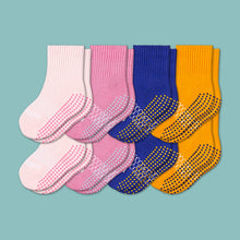 Load image into Gallery viewer, Toddler Gripper Calf Sock 8-Pack