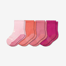 Load image into Gallery viewer, Toddler Gripper Calf Sock 4-Pack