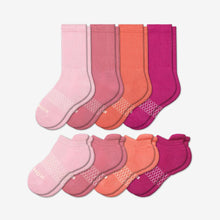 Load image into Gallery viewer, Youth Solids Calf & Ankle Sock 8-Pack