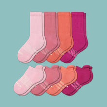 Load image into Gallery viewer, Youth Solids Calf & Ankle Sock 8-Pack