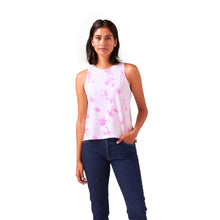 Load image into Gallery viewer, Women's Pima Cotton Tie Dye Crew Neck Tank
