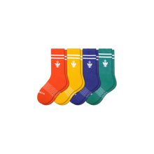 Load image into Gallery viewer, Youth Solid Calf Sock 4-Pack