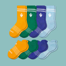 Load image into Gallery viewer, Youth Solids Calf & Ankle Sock 8-Pack