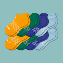 Load image into Gallery viewer, Youth Solids Ankle Sock 8-Pack