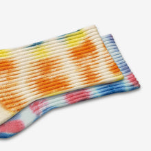 Load image into Gallery viewer, Youth Color Swatch Tie Dye Calf Sock 8-Pack
