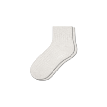 Load image into Gallery viewer, Women's Lightweight Sparkle Ribbed Quarter Socks