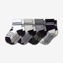 Load image into Gallery viewer, Toddler Gripper Calf Sock 4-Pack