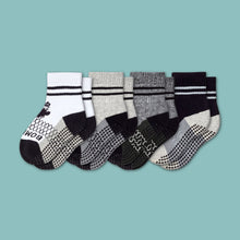 Load image into Gallery viewer, Toddler Gripper Calf Sock 4-Pack