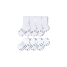 Load image into Gallery viewer, Youth Solids Calf & Ankle Sock 8-Pack