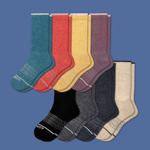 Load image into Gallery viewer, Men's Merino Wool Calf Sock 8-Pack