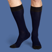 Load image into Gallery viewer, Men's Dress Over the Calf Solid Sock 4-Pack
