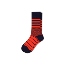 Load image into Gallery viewer, Men's Stripe Dress Calf Socks
