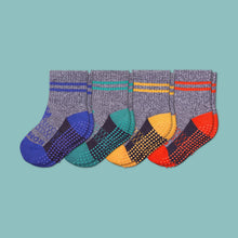 Load image into Gallery viewer, Toddler Gripper Calf Sock 4-Pack
