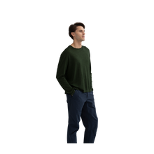 Load image into Gallery viewer, Men's Merino Wool Crew Neck Long Sleeve T-Shirt
