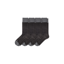 Load image into Gallery viewer, Men's Dress Over the Calf Solid Sock 4-Pack
