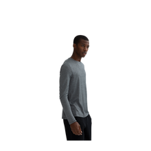 Load image into Gallery viewer, Men's Merino Wool Crew Neck Long Sleeve T-Shirt
