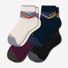 Load image into Gallery viewer, Women's Lightweight Quarter Sock 4-Pack
