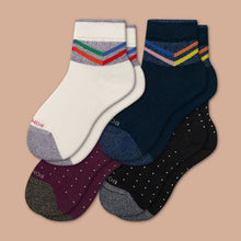 Load image into Gallery viewer, Women's Lightweight Quarter Sock 4-Pack
