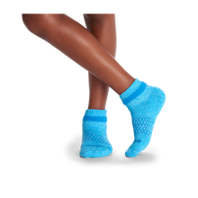 Load image into Gallery viewer, Youth Sesame Street Fuzzy Cookie Monster Socks
