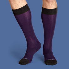 Load image into Gallery viewer, Men's Dress Over the Calf Solid Sock 4-Pack
