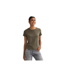 Load image into Gallery viewer, Women's Garment Wash Crew Neck T-Shirt
