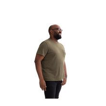 Load image into Gallery viewer, Men's Garment Wash Pocket Crew Neck T-Shirt
