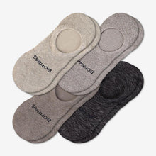 Load image into Gallery viewer, Men's Cushioned No Shows 4-Pack

