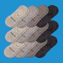 Load image into Gallery viewer, Men's Cushioned No Show Sock 12-Pack
