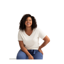 Load image into Gallery viewer, Women's Pima Cotton V-Neck T-Shirt
