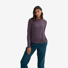 Load image into Gallery viewer, Women's Merino Wool Crew Neck Long Sleeve T-Shirt
