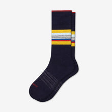 Load image into Gallery viewer, Men's Stripe Dress Calf Socks
