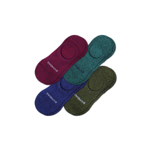 Load image into Gallery viewer, Men's Cushioned No Shows 4-Pack
