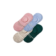 Load image into Gallery viewer, Women's Lightweight Merino Wool No Show Sock 4-Pack
