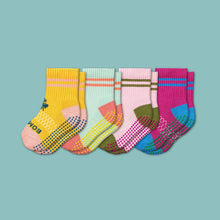 Load image into Gallery viewer, Toddler Gripper Calf Sock 4-Pack
