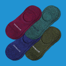 Load image into Gallery viewer, Men's Cushioned No Shows 4-Pack
