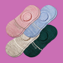 Load image into Gallery viewer, Women's Lightweight Merino Wool No Show Sock 4-Pack
