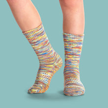 Load image into Gallery viewer, Youth Space Dye Gripper Calf Sock 4-Pack
