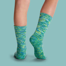 Load image into Gallery viewer, Youth Space Dye Gripper Calf Sock 4-Pack
