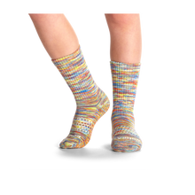 Load image into Gallery viewer, Youth Space Dye Gripper Calf Sock 4-Pack
