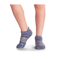 Load image into Gallery viewer, Youth Space Dye Gripper Ankle Sock 4-Pack
