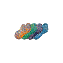 Load image into Gallery viewer, Youth Space Dye Gripper Ankle Sock 4-Pack
