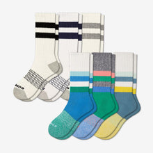 Load image into Gallery viewer, Men's Vintage Stripe Calf Sock 6-Pack
