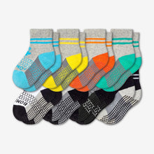 Load image into Gallery viewer, Toddler Gripper Calf Sock 8-Pack
