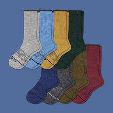 Load image into Gallery viewer, Men's Merino Wool Calf Sock 8-Pack
