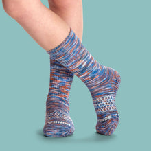 Load image into Gallery viewer, Youth Space Dye Gripper Calf &amp; Ankle Sock 8-Pack

