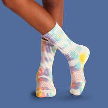 Load image into Gallery viewer, Youth Color Swatch Tie Dye Calf Sock 8-Pack
