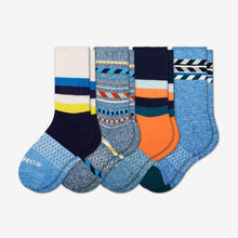 Load image into Gallery viewer, Youth Stripe Dream Calf Sock 4-Pack
