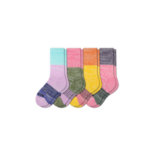Load image into Gallery viewer, Youth Tri-Block Calf Sock 4-Pack
