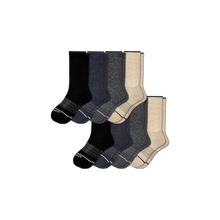 Load image into Gallery viewer, Men's Merino Wool Calf Sock 8-Pack
